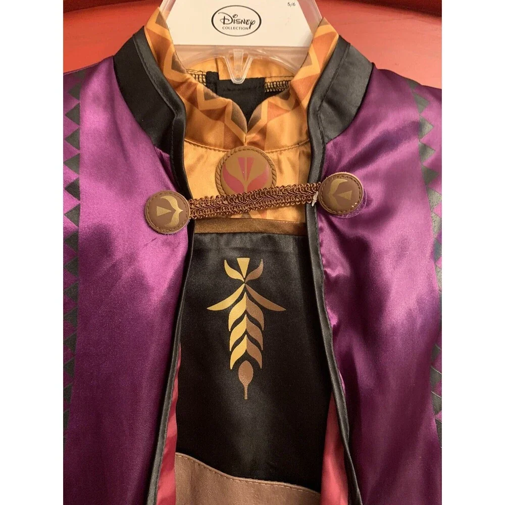 NWT Disney Store Sz. 5/6 Frozen 2 Princess Anna Travel Dress Halloween Costume